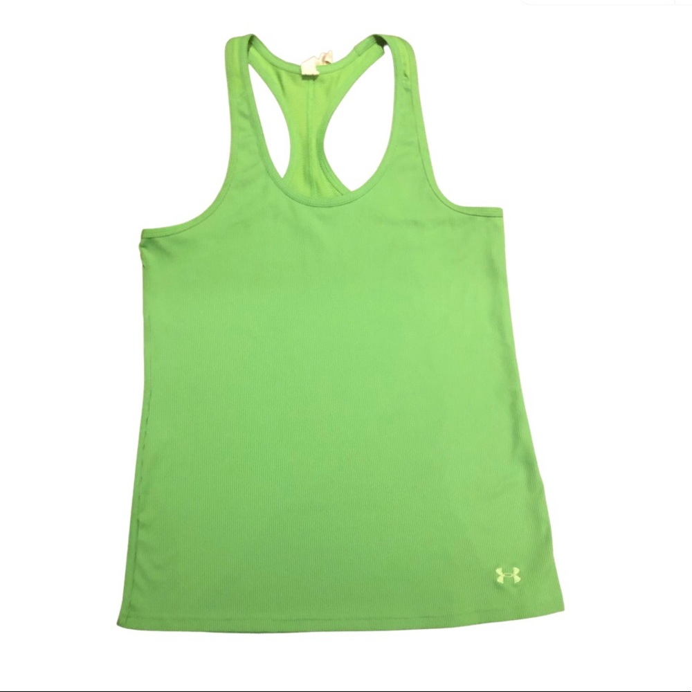 Neon Green Under Armour Tank Top